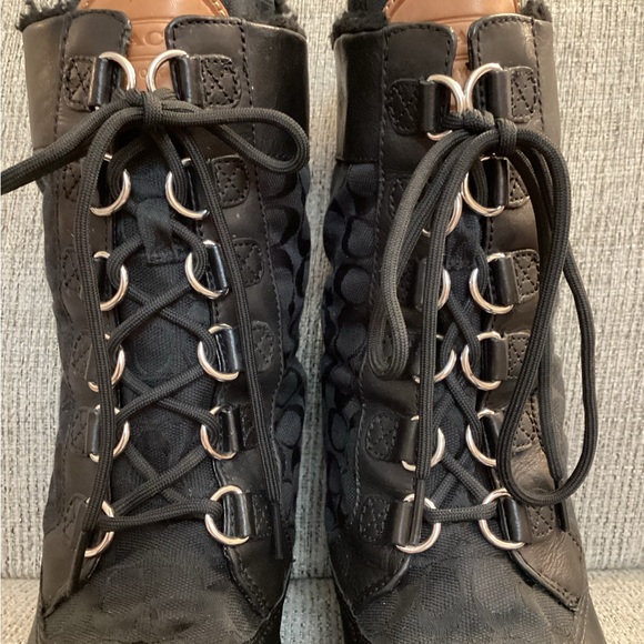 Womens Coach All Weather Boots-size 81/2 - Picture 4 of 14